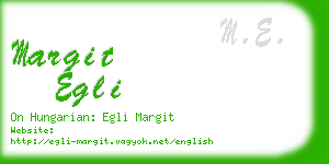 margit egli business card